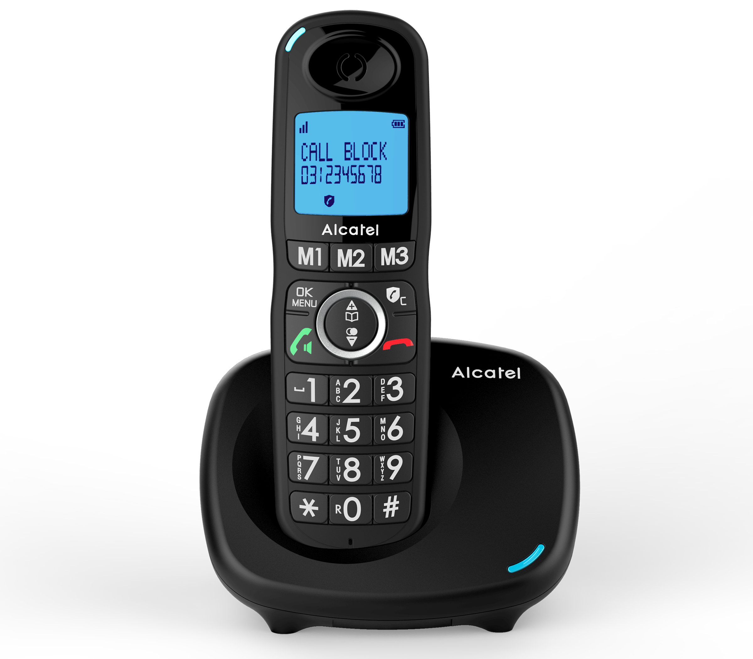 Teléfono fijo inalámbrico XL 585 Voice Duo Alcatel Garantía de 2 años