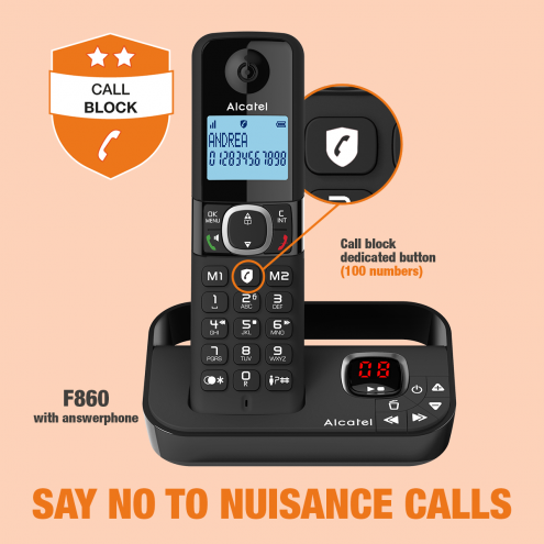 Alcatel F860 with answering machine - Smart Call Block - Photo 8