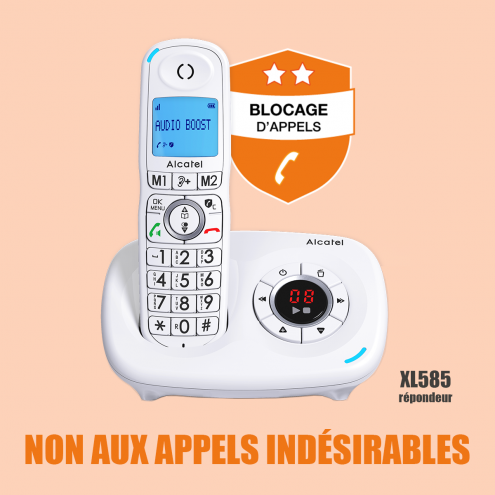 Alcatel XL585 Répondeur - Blocage d'appels évolué - Photo 8